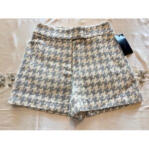 NWT Zara Basic Collection Shorts Women’s Sz M Medium Old Money Preppy Plaid